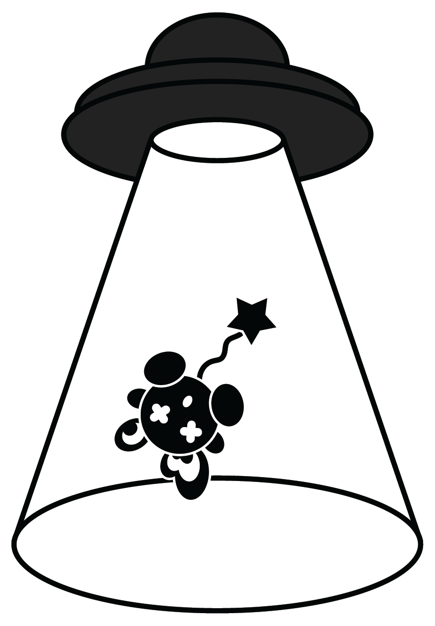 MeCo UFO Silver Pin